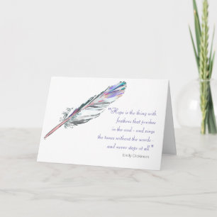 Carte de citation d'espoir