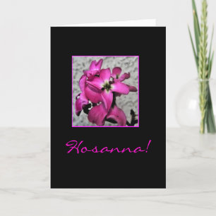 Carte de citation florale de Pâques