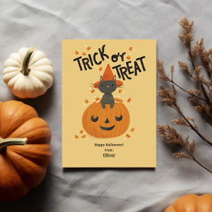 Carte de classe Halloween pour enfants