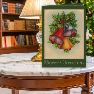 Carte de cloches de Noël