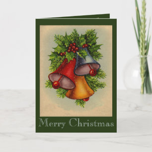 Carte de cloches de Noël