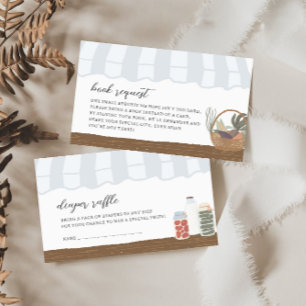 Carte de clôture de la demande de livre pour bébé