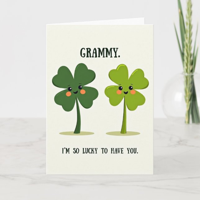 Carte de Clover Grammy Chanceuse (Devant)