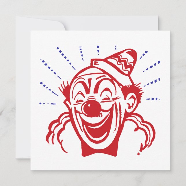 Carte de Clown (Devant)