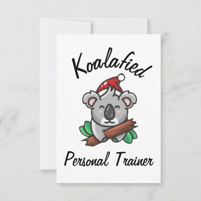 Carte de Coach Personnel Koalafied (Devant)