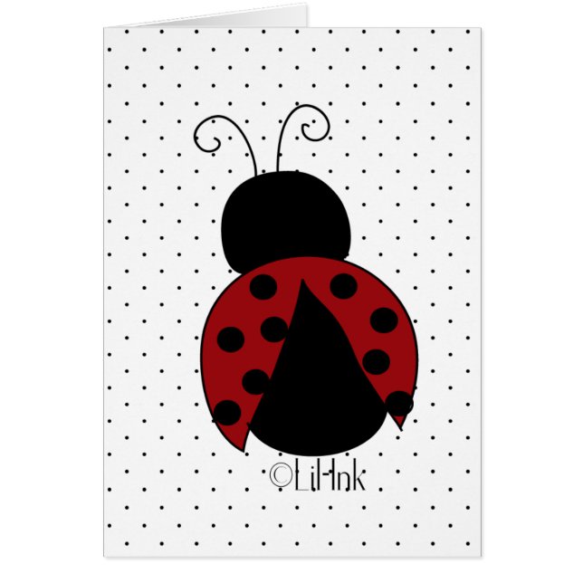 Carte de coccinelle (Devant)
