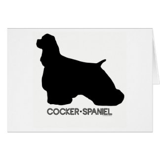 Carte de cocker
