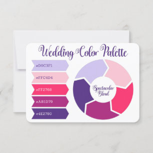 Carte de code hexadécimal de palette de couleurs r