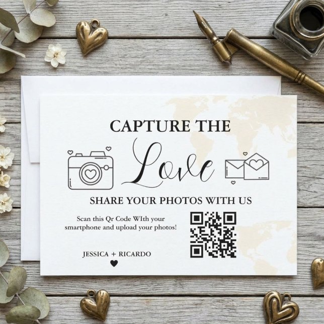Carte de code QR de mariage Destination Capture l' (Créateur téléchargé)