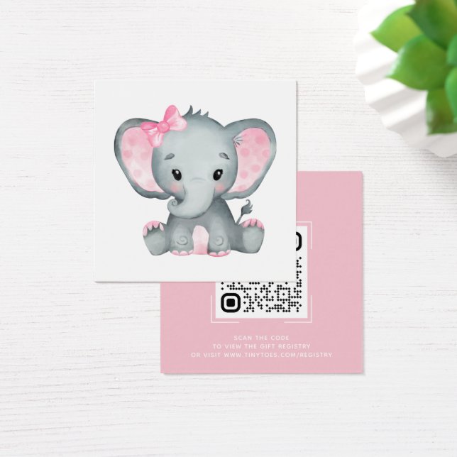 Carte de code QR du Registre des Baby showers d'él (Bureau)