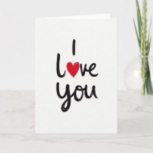 Carte de cœur d'amour romantique noir
