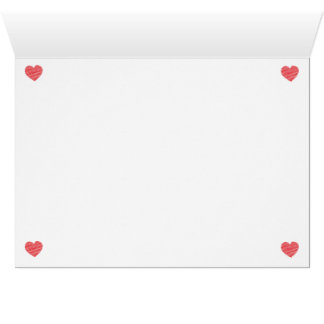 Carte de coeur de griffonnage