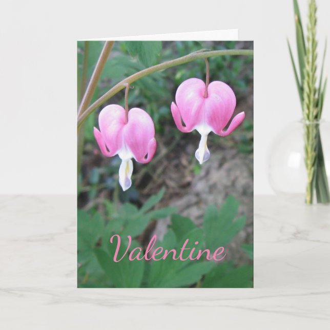 Carte de coeur saignant Valentine (Devant)