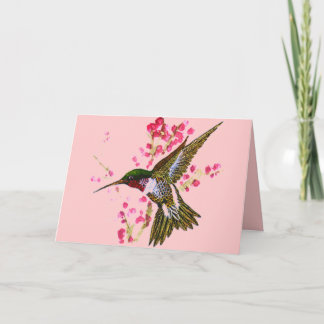 Carte de colibri