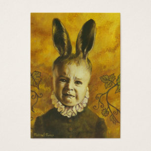 Carte de collection d'artiste du lapin ACEO de