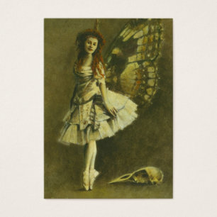 Carte de collection gothique d'artistes de la fée