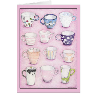 Carte de collection rose