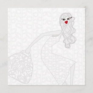 Carte de coloriage de fille heureuse dansant