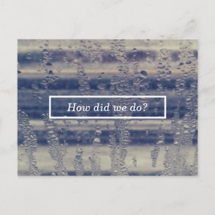 carte de commentaire de la fenêtre d'hiver