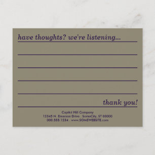 carte de commentaire style emo