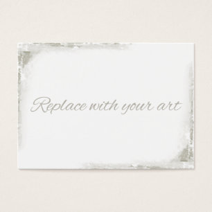 Carte de commerce d'artiste ACEO vierge coins grun