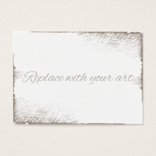 Carte de commerce d'artiste ACEO vierge Coins vint