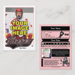 Carte de commerce de hockey Swash - Statistiques p