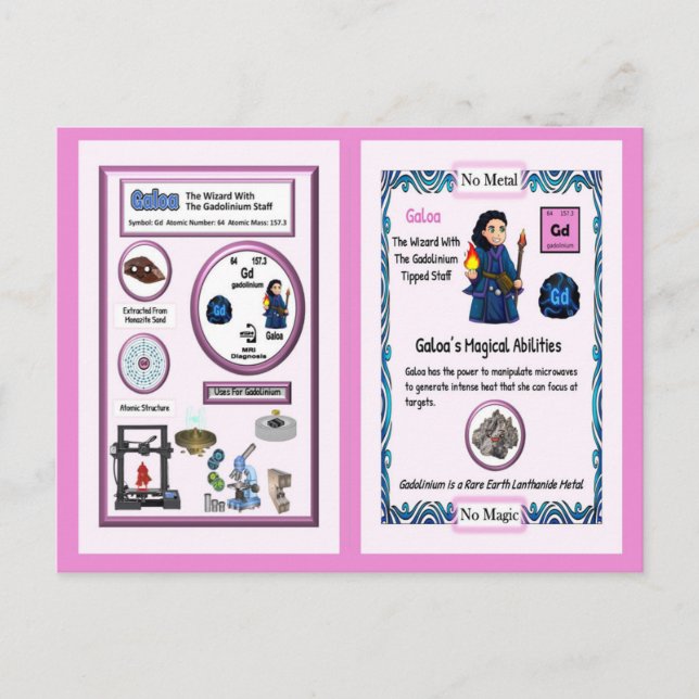Carte de commerce Galoa - Gadolinium (Devant)