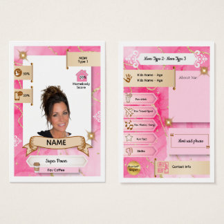 Carte de commerce Maman en Luxe Blush Classique