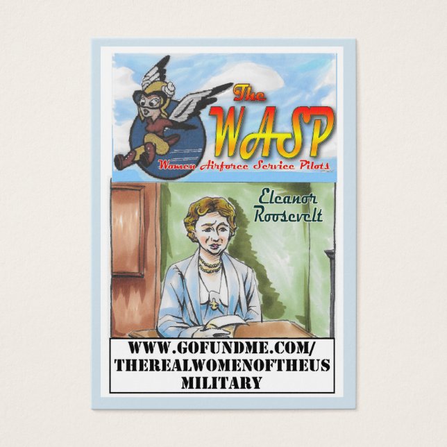 Carte de commerce WASP Eleanor Roosevelt (Devant)