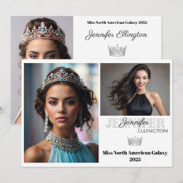 Carte de Compétition de Signature Pageant Essentia