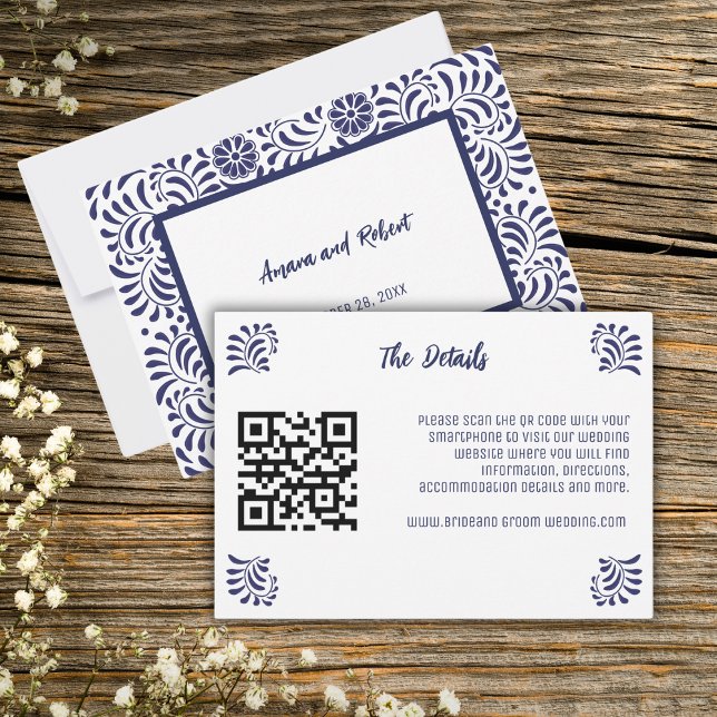 CARTE DE COMPOSANTE EN TALAVERA BLEU MEXICAIN (Créateur téléchargé)