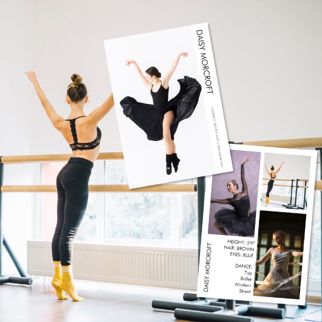 Carte de composite de portfolio de photos de casti (Créateur téléchargé)