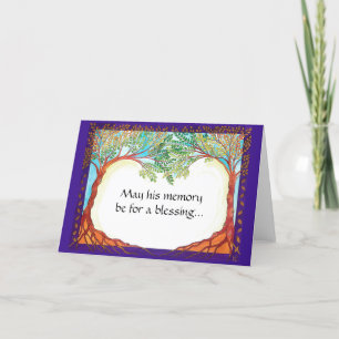 Carte de condoléance pour un homme