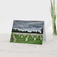 Carte de condoléances "Cimetière national de Fort