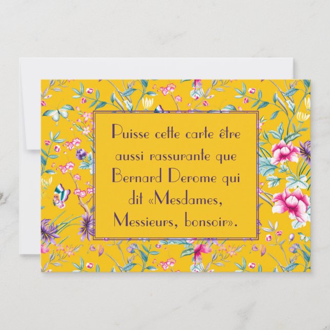 Carte de condoléances humouristique pour un rétabl (Devant)