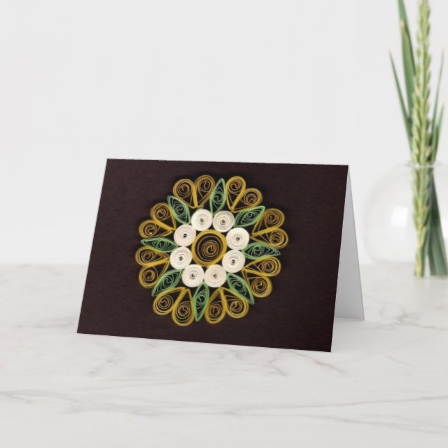 Carte de condoléances personnalisable remerciement (Devant)