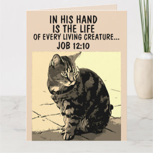 CARTE DE CONDOLÉANCES POUR LA PERTE D'UN CHAT SYMP