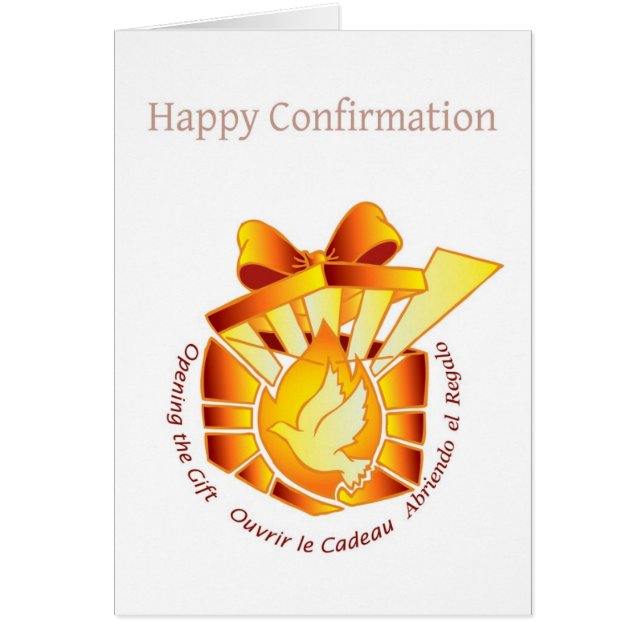 Carte de confirmation (Devant)