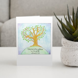 Carte de confirmation de l'arbre de vie