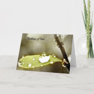 Carte de confort et d'encouragement.