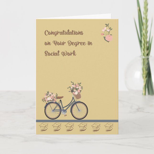 Carte de congratulation dans le travail social (Devant)