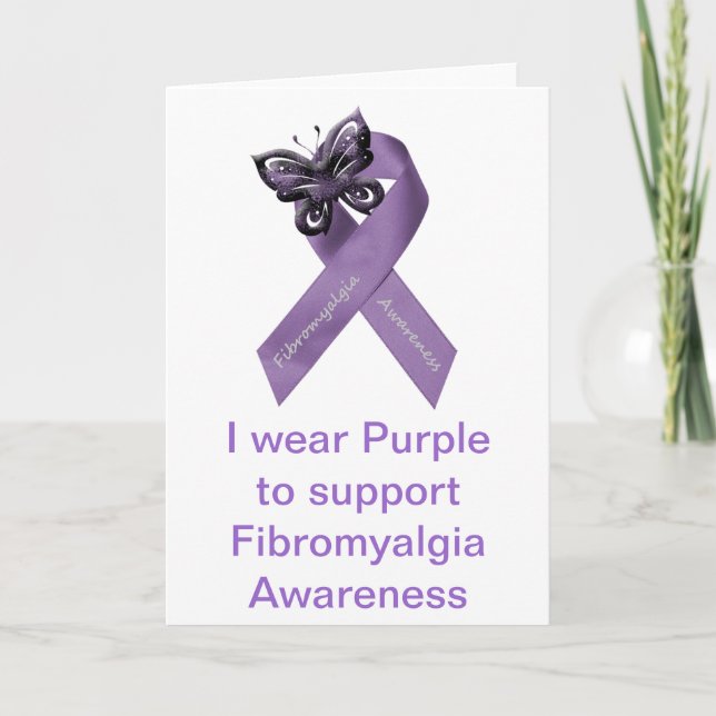 Carte de conscience de fibromyalgie (Devant)