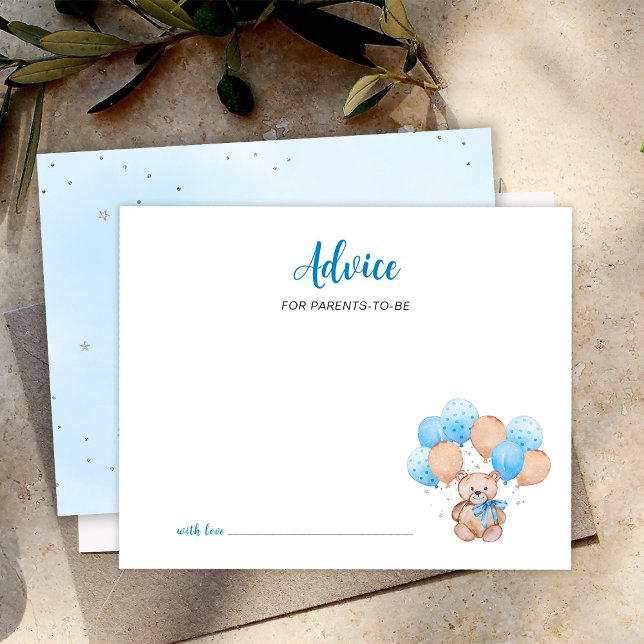 Carte de conseil aux parents de l'ours en peluche (Créateur téléchargé)