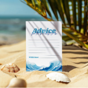 Carte de conseil Baby shower pour bébé à bord