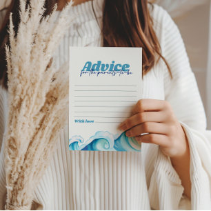 Carte de conseil Baby shower pour bébé à bord