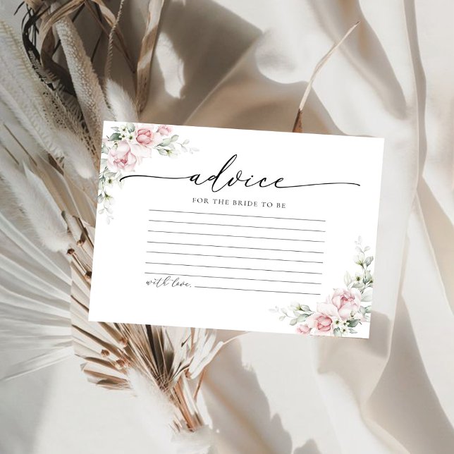 Carte de conseil de Fête des mariées Roses Roses R (Créateur téléchargé)