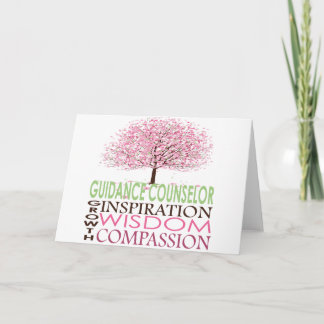 Carte de conseil d'orientation Fleurs de cerisiers