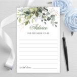 Carte de conseil écologique Eucalyptus Aquarelle<br><div class="desc">Carte conseil Eucalyptus Aquarelle verte. Personnalisez avec la mariée le nom et la date de la douche. Pour plus de personnalisation,  cliquez sur le lien "customiser plus loin". Si vous avez besoin d'aide,  contactez-moi s'il vous plaît.</div>