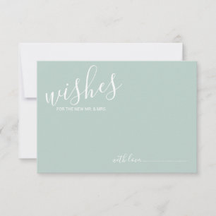 Carte de conseil et de souhaits Mariage de script